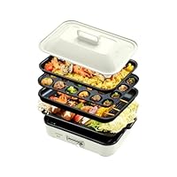 SOLEMOOD コンパクトホットプレート グリル鍋 着脱式プレート 温度調節機 Amazon | SOLEMOOD コンパクトホットプレート グリル鍋 着脱式